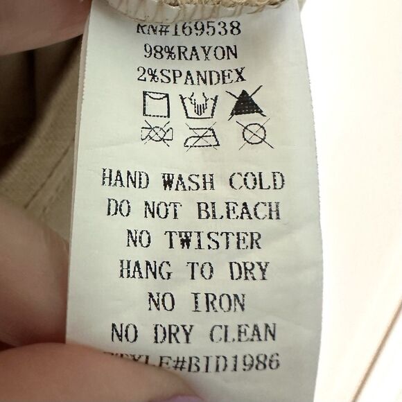 Dress Small Midi Sleeveless Color block Patchwork Neutral Zip Up - Picture 4 of 7